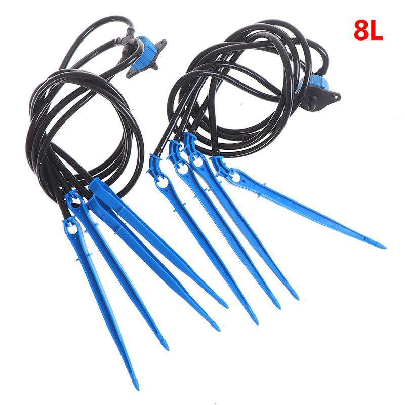 

4L 8L 4-way Arrow Drip System Emitter Irrigation System Micro Flow Dripper For Water Saving Irrigation Greenhouse 1set, Small