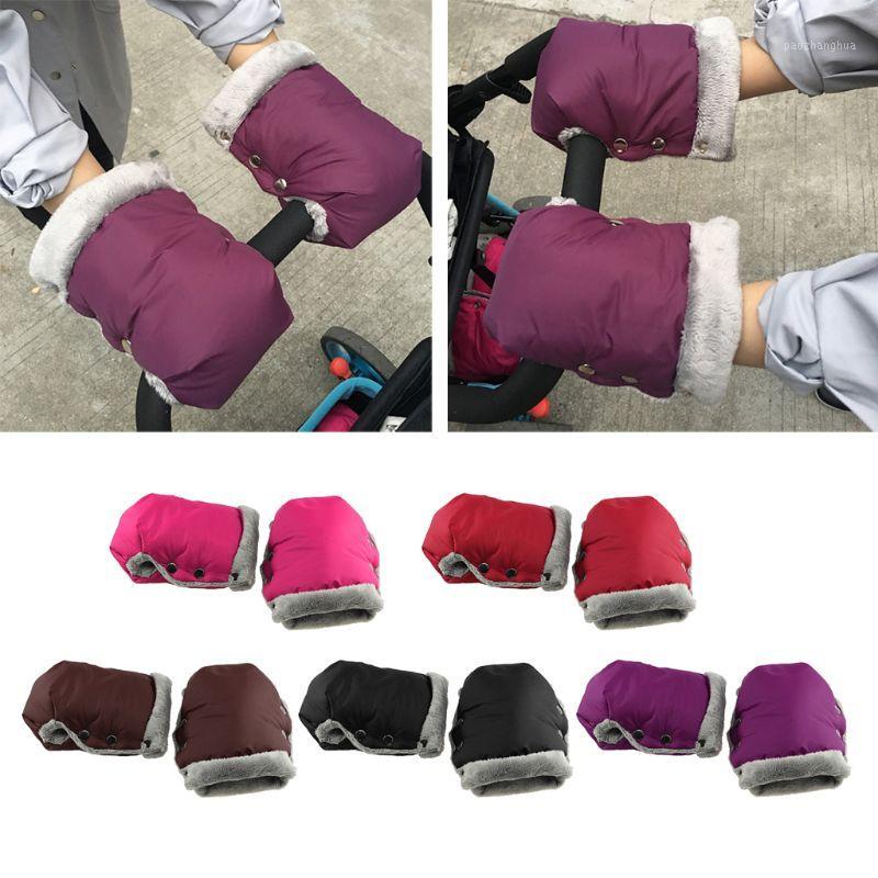

Waterproof Fleece Gloves For Stroller Children Cart Hand Muff Stroller Warmer Glove Wheelchair Accessories Winter Cover1