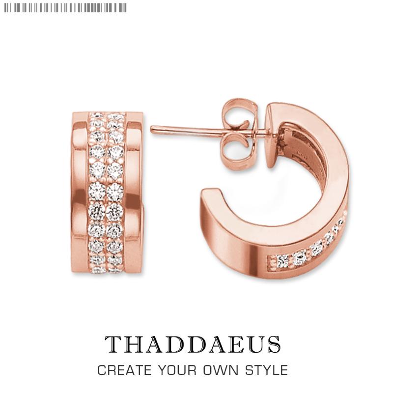

Hoop & Huggie Creole Hinged Earring,Europe Rose Gold Color Fashion Good Jewerly For Women,2021 Gift In 925 Sterling Silver,Super Deals
