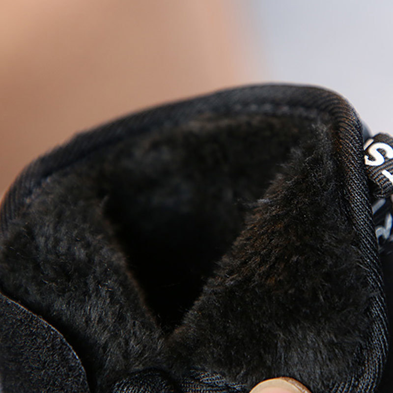 

soft Children Boots Winter new tendon children's bottom snow warm cotton plus velvet thick baby toddler shoes, 580-green