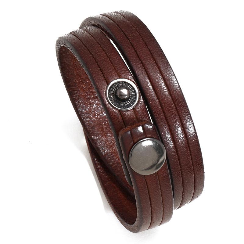 

Bangle Jessingshow Fashion Men's Women's Bracelet Simple Leisure Bracelets Genuine Leather Rope Weaving Accessories