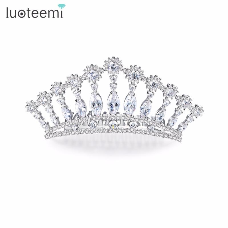 

LUOTEEMI Elegant Graceful Refined Stylish Polished Charming Bridal Hiar Clip Pin For Fashion Female Wedding Jewelry Accessories