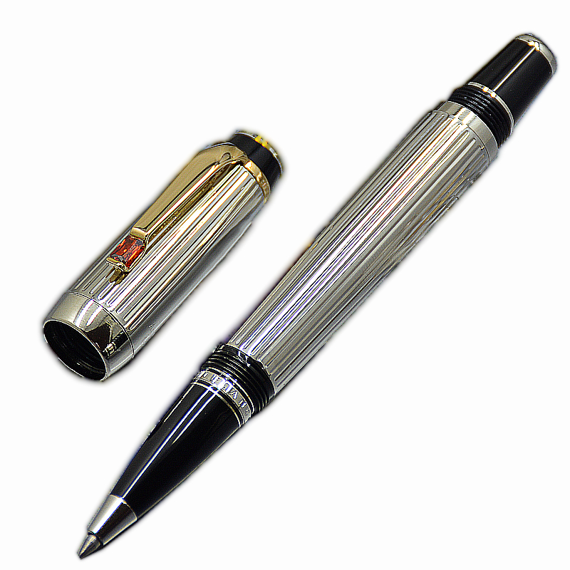 

Top High quality Bohemies Golden Silver Roller ball pen with Diamond cap Office & School Supplies and Germany Brand pen Serial numbe