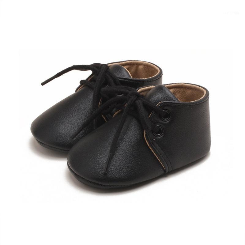 

Baby Shoes New PU Leather First Walkers Boys Moccasins Soft Shoes Fringe Soft Soled Non-slip Footwear Crib -18M1, Black