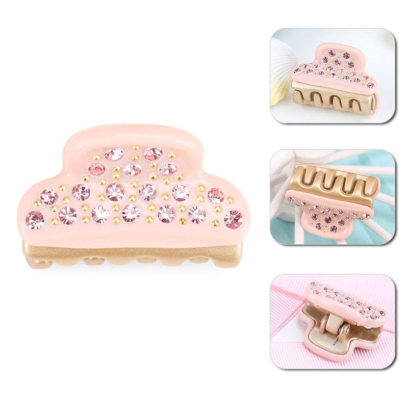 

Extravagant Hair Grip Delicate Girls Hair Jewelry Party Clamp Full Of Diamonds Acetate Claw Clips