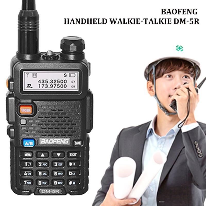 

Handheld Baofeng DM-5R Digital Walkie Talkie Professional VHF/UHF Dual Frequency Interphone Radio Intercoms drop shipping