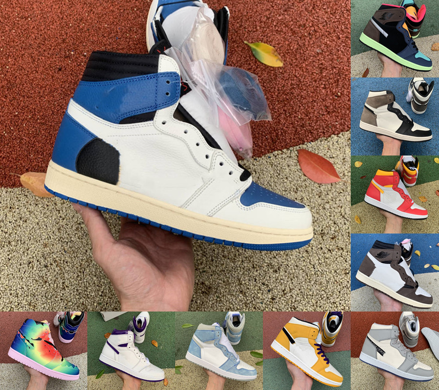 

top quality Travis Fragment 1 men women basketball shoes J Balvin University Blue Hyper Royal Shadow 2.0 mens sneakers Light Fusion Red Dark, Rookie of the year