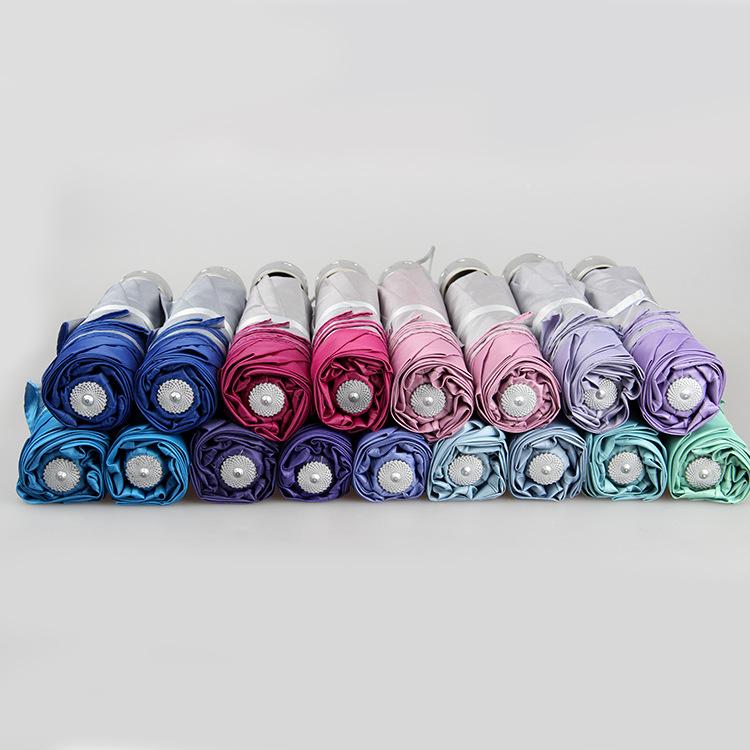 

silver glue Uv protection Fold the sun umbrella wholesale beach umbrella rain women ladies rain kids, By random