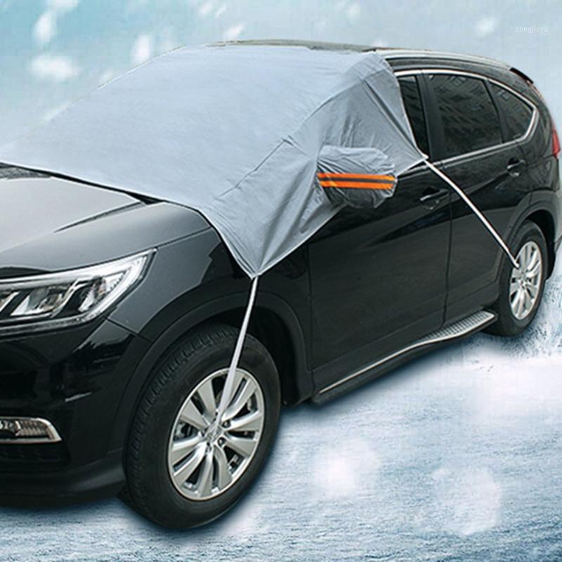 

Winter Snow Block Frost Windshield Sunshade Sunscreen Half Hood Dustproof UV Protection Rainproof Windshield Cover1