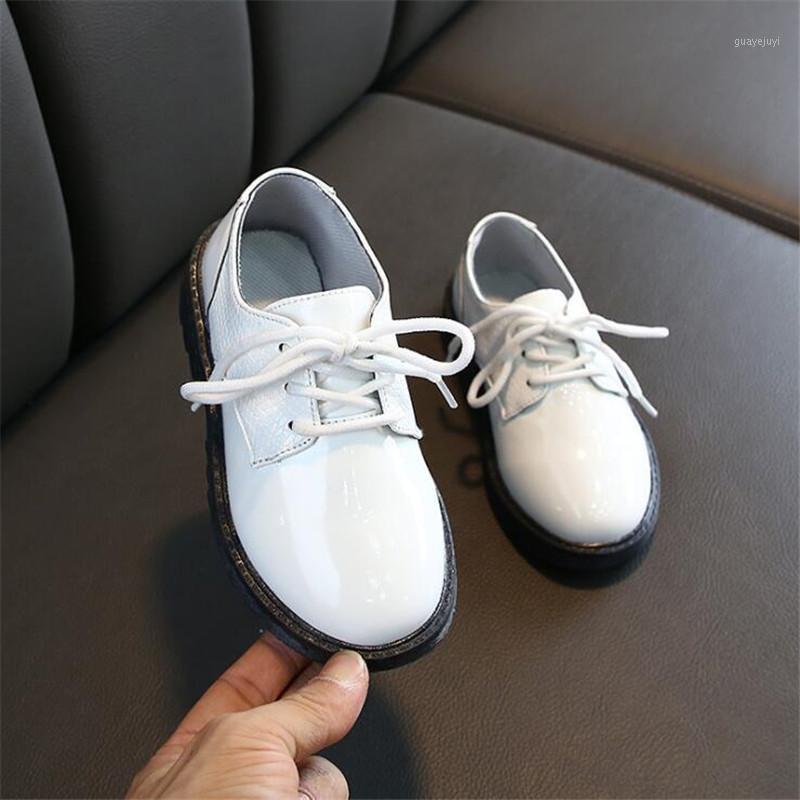 

New Kids Leather Shoes Wedding Dress Shoes for Boys Girls Children Black Performance Boys Formal Wedge Sneakers1