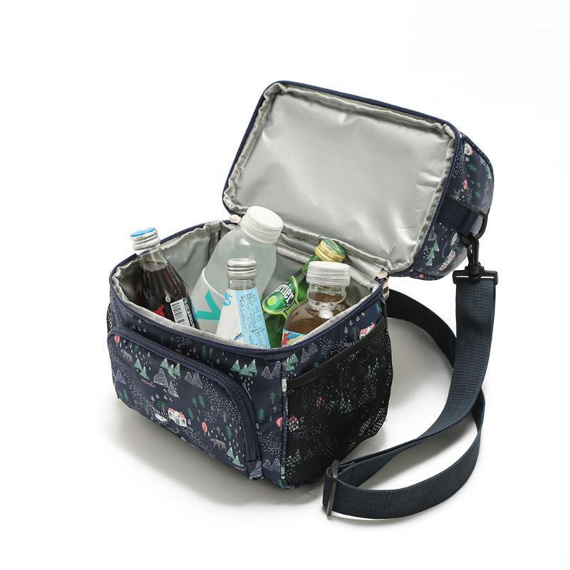 

Portable Picnic Bento Case Tote Bag Tableware Bag Insulated Thermal Cooler Lunch Box Zipper Seal Snack Storage Pouch1, Yellow