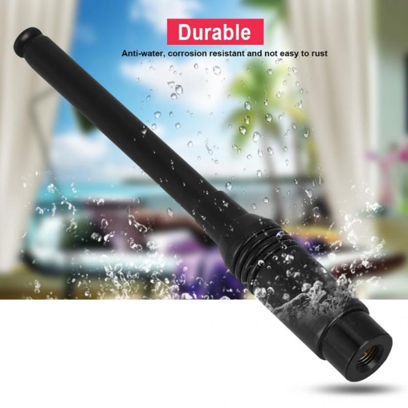 

RH775 SMA Male Double Broadband Radio Antenna 2.15dBi for 2 Way Radio Woki Toki black