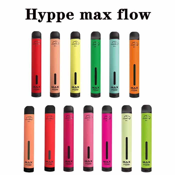 

Hyppe Max Flow Disposable E-cigarettes Pod 6.0ml 2000Puffs Vape Device Prefilled 900mAh Pen Starter Kit 19 Colors