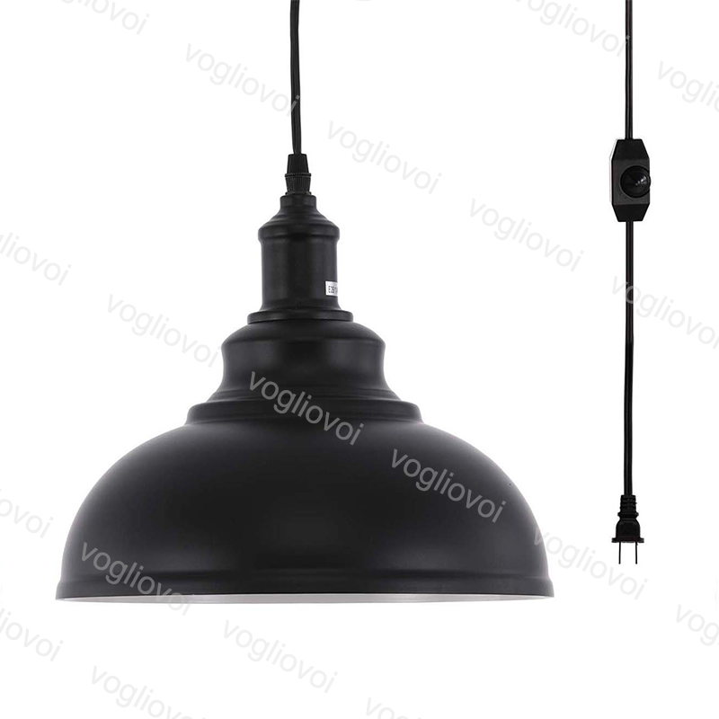 

Pendant Lights 4.5M Hanging 85-265V E27 EU/US/UK Black Pot Cover Lampshade For Dining Room Restaurant Coffee Bar DHL