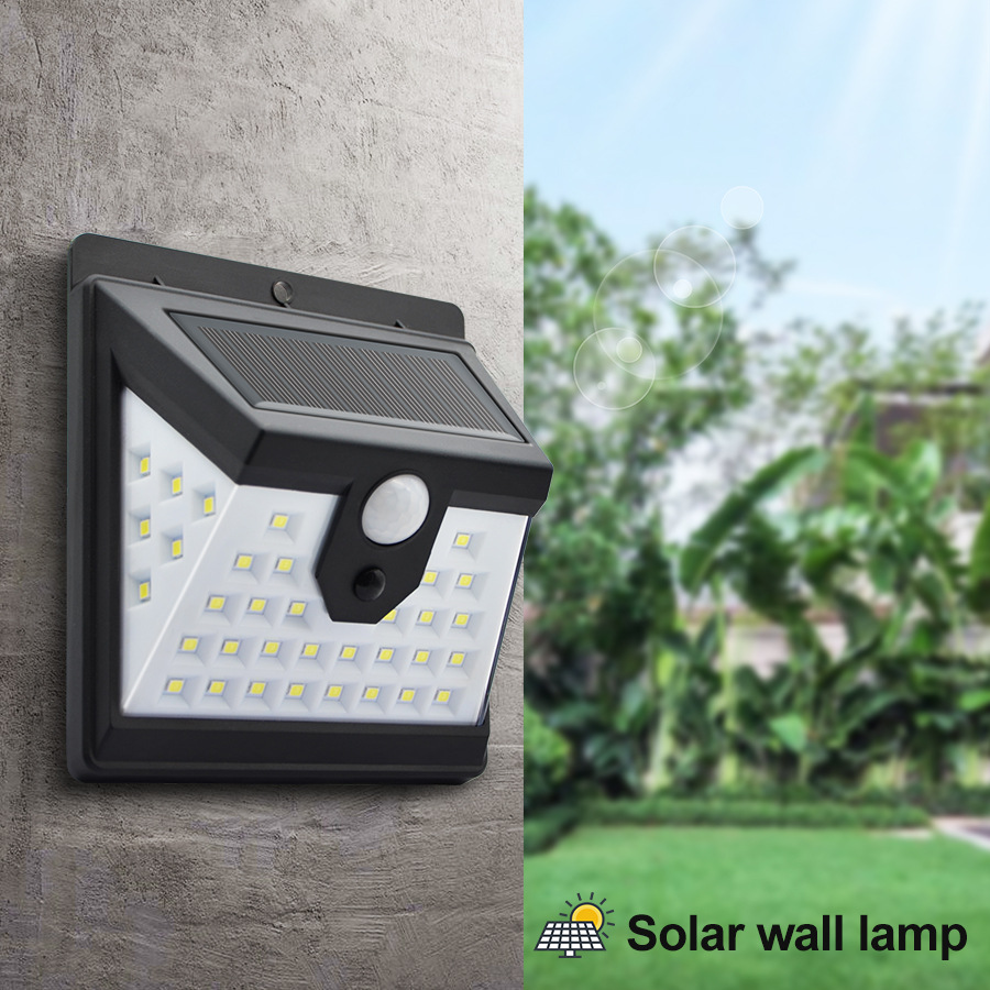 

Solar Lights Outdoor 40 LED Motion Sensor Security Lights IP64 Waterproof Solar Powered 3 Modes for Garden Patio Yard