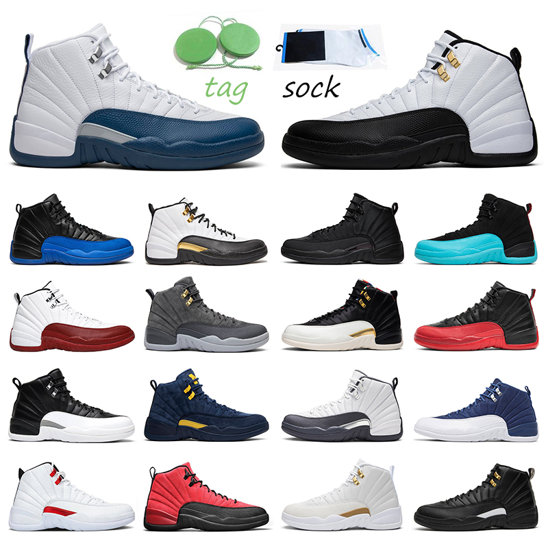 

Jumpman 12 12s 2022 Basketball shoes Utility Grind Royalty French Blue Flu Game Obsidian 2012 Outdoor Mens sports, Twist