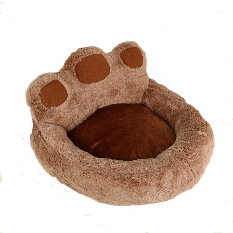 

Cute pet plush bear kennel pet nest teddy golden retriever dog bed dog cushion cat nest1