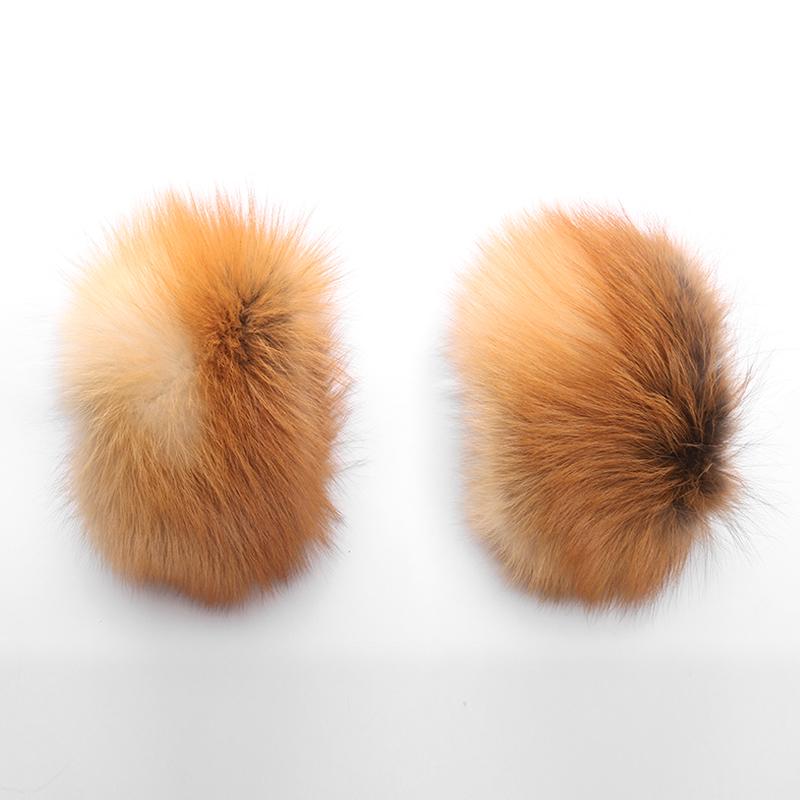 

Scarves 2021 Winter Fashion 100% Real Fur Cuffs Big Natural Raccoon