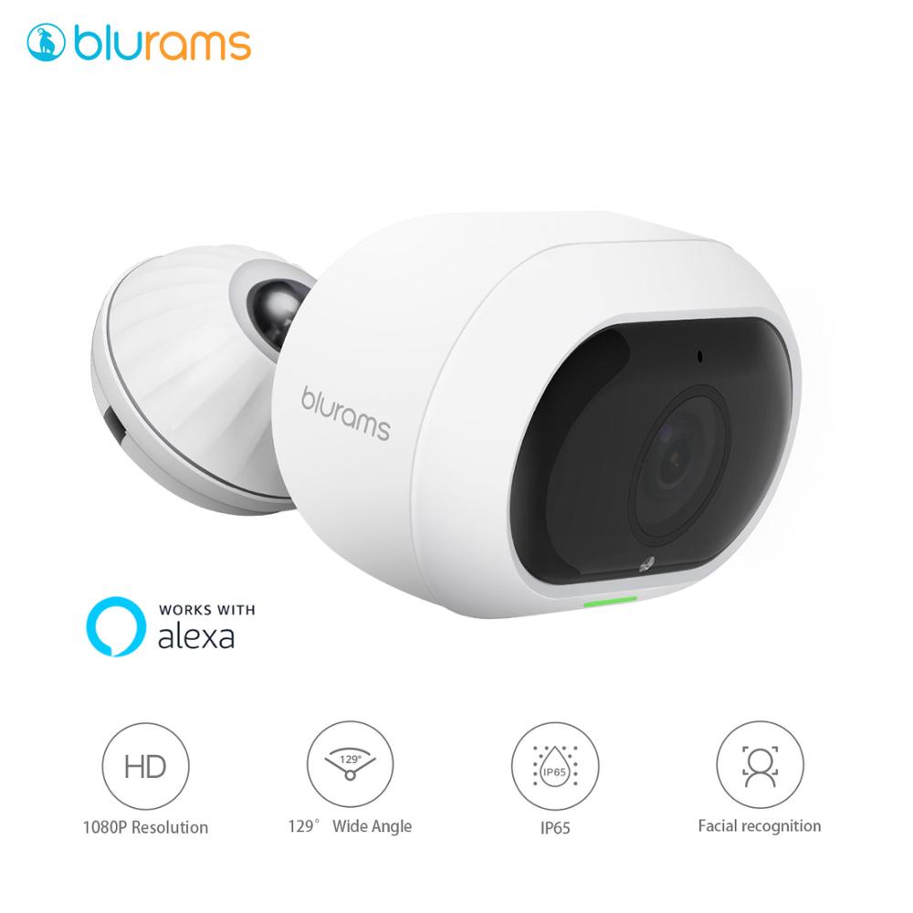 

Outdoor Pro 1080p FHD Wireless IP Cam System CCTV Bullet Outdoor Camera with Facial Recognition Surveillance Siren Alarm