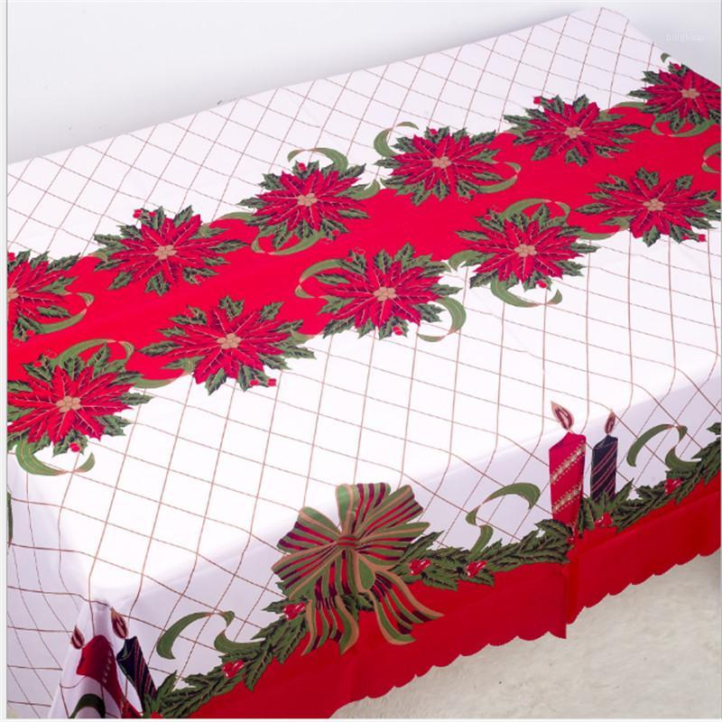

1pc Christmas Printed Tablecloth New Year Table Covers Cloth Anti-fouling Santa Tablecloth Home Christmas Decoration ZB-AD447#301