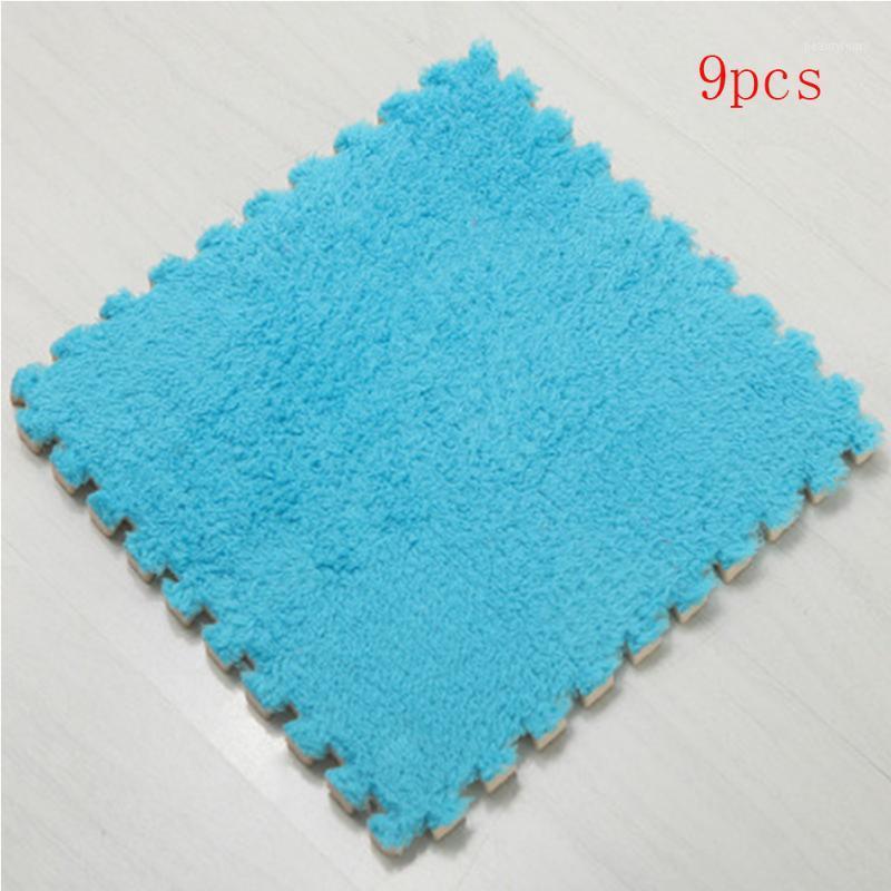 

Splicing Stitching Non Slip Bedroom EVA Foam Thick Living Room Waterproof Thermal Insulation Crawling Floor Mat1, Pink