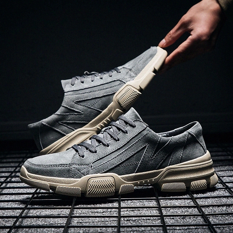 

Real Cow Leather Shoes Men Fashion breathable fashion Trainer Sneakers England Flats Lace Up Casual shoes men Zapatos Hombre k3 #S24H