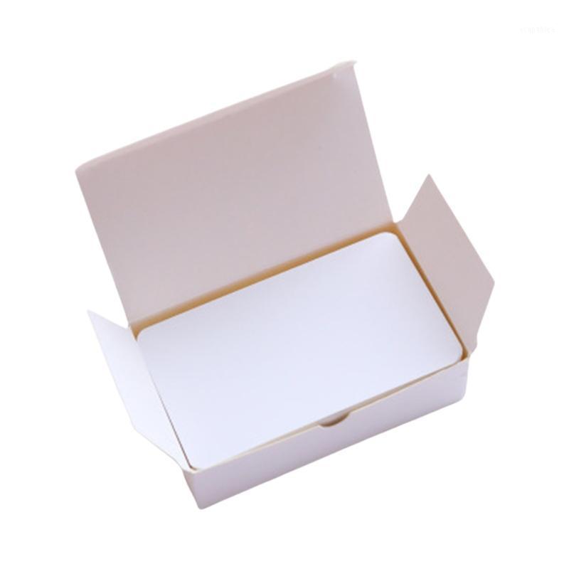 

100 Pieces of Vintage Paper Cards Blank Graffiti Student Postcards Word Cards K4UD1