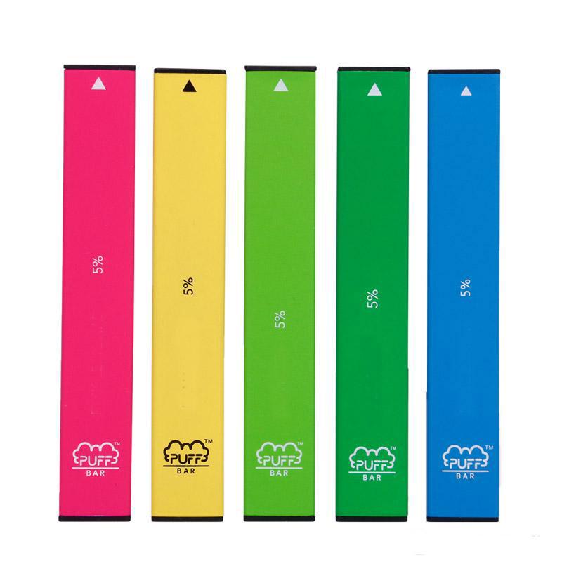 

puff bars Disposables Device 280mAh Battery 1.3ml Capacity Puffbar Vape pen 20 Colors Empty Vape Cartridge Packaging With Security Code