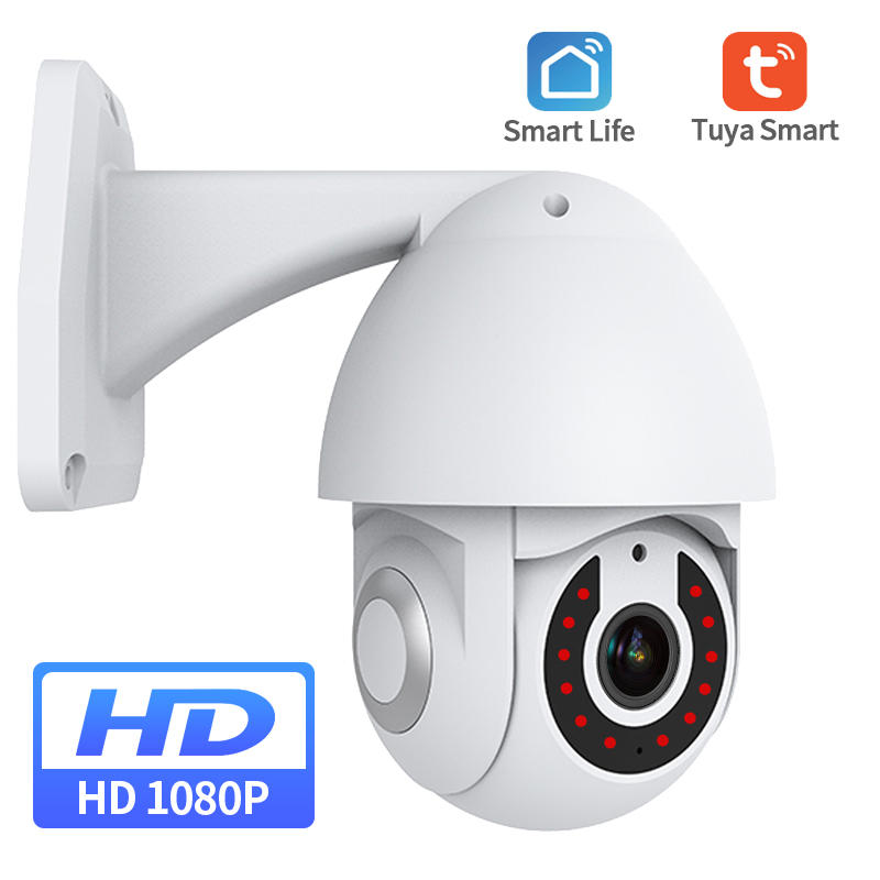 

Tuya 1080P Camera Wireless HD Outdoor WiFi IP Camera Two-Way Audio Auto Tracking Night Vision IP66 Waterproof Smart Life