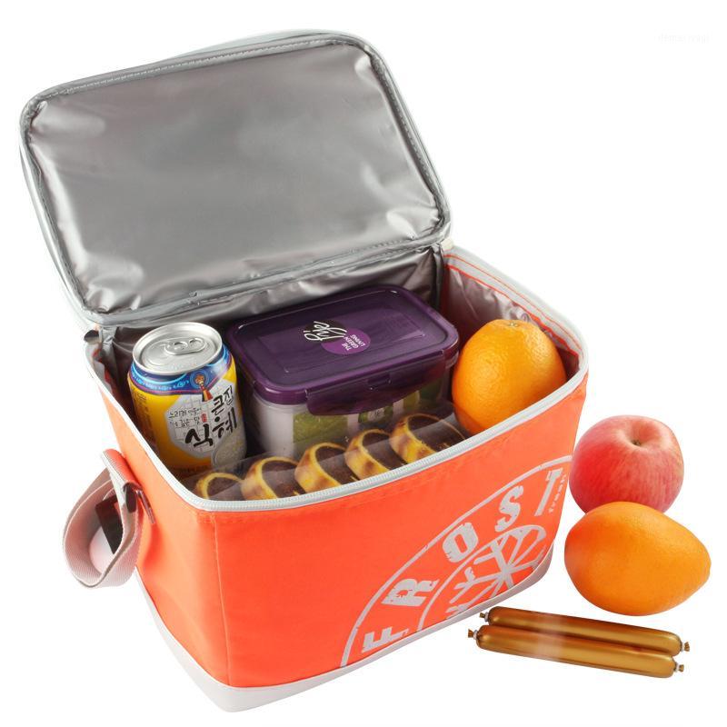 

Small Oxford Ice Bag Customized Picnic Bag Seafood lunchbox Steak Insulation Soft outdoor Cooler1, Green