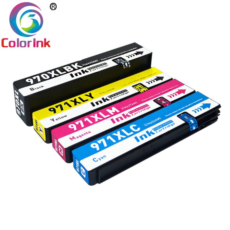 

ColorInk for 970 971 970xl 971xl 970 Ink Cartridge For Officejet Pro X451dn X451dw X551dw X476dn X476dw X576dw printer