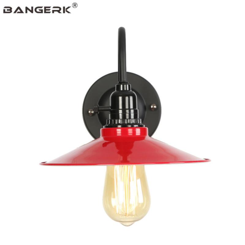 

Loft Black Iron Wall Lamp Industrial Vintage Wall Light LED Edison Sconces Switch Home Decor Lighting Fixtures Wandlamp