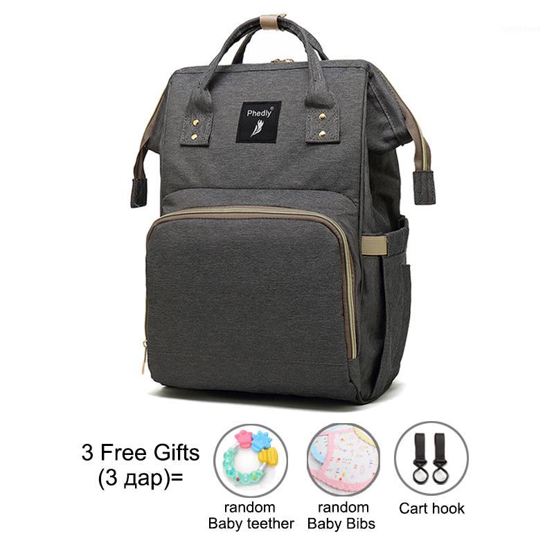 

Baby Diaper Bag Backpack Multi-functional Baby Stroller Bag Waterproof Newborn Nursing Large Capacity Mommy1, Black