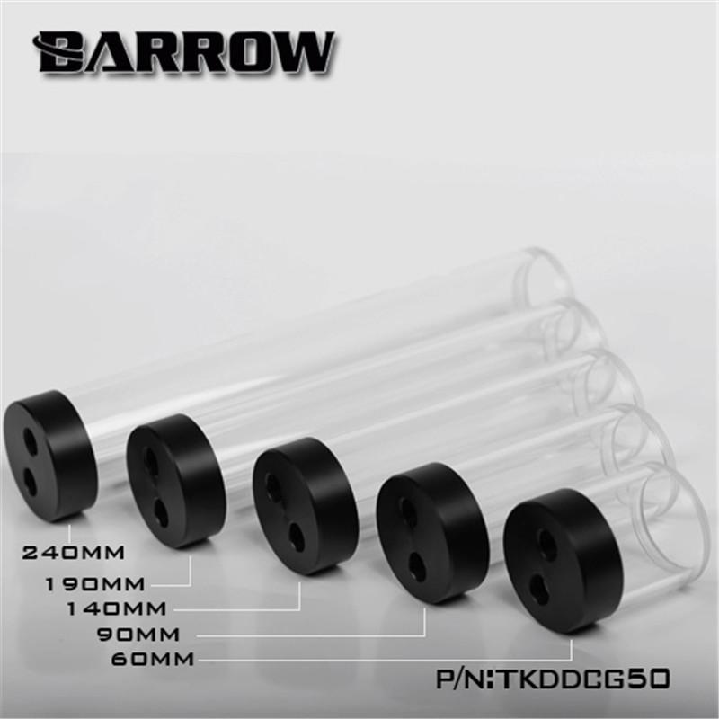 

Barrow DDC Pump Reservoir Water Cooling Diameter 50mm Modified Water Tank Cover assembly 60mm 90mm 140mm 190mm 240mm TKDDCG50