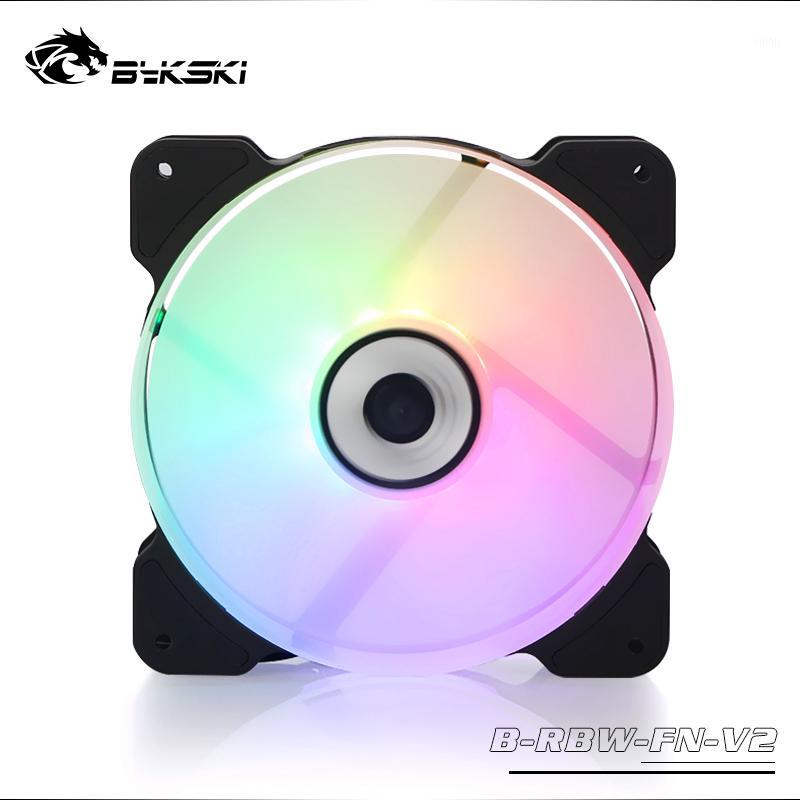 

Bykski 5V A-RGB Light Fan / 1500RPM / 64.8CFM Computer Case 12cm Fan Water Discharge Radiator Hydraulic Bearing Mute For 120mm1