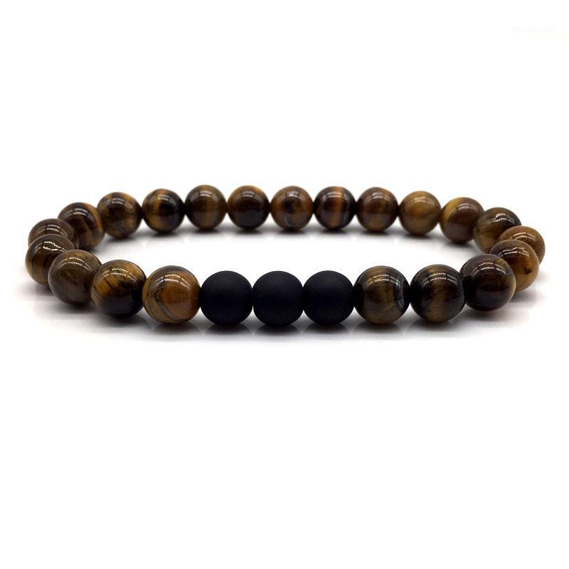 

Fashion Bead Bracelet 2020 New Trendy Tiger Eye Bead Bracelet Men Stone Charm Bracelets & Bangles For Men Jewelry Gift1