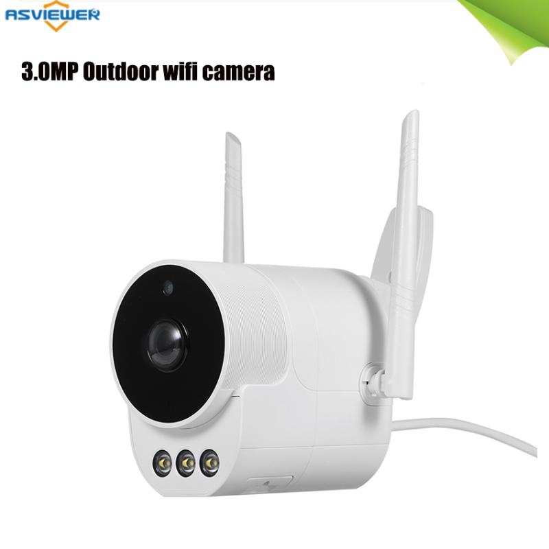 

H.265 3mp 160° wide-angle wifi IP camera outdoor dual-light wireless night vision network surveillance Weatherproof cameras