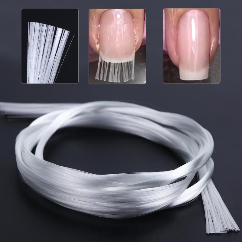 

1m/1.5m/2m Hot Sale Nail Art Fiberglass DIY Nails Buiding UV Gel Nails Extension Tips With Scraper Manicure Form Tool Drop Ship