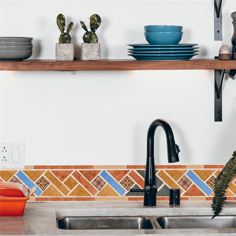 

300*10CM Self-adhesive baseboard wall stickers solid color corner pvc waterproof windowsill waist line tile transmission line