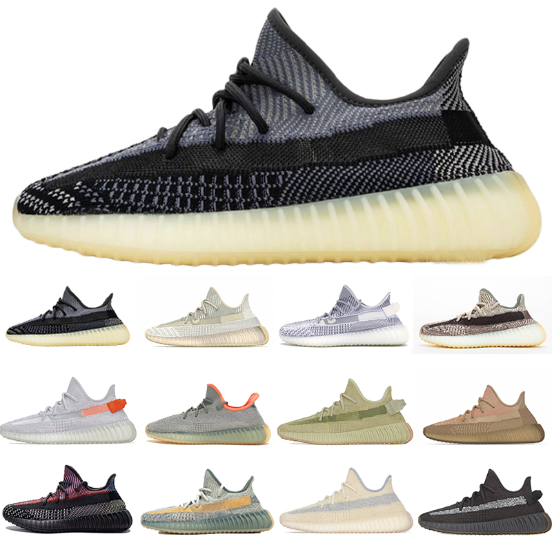 

TOP Quality 2020 Men Women Running Shoes Designer Sneaker Yecheil Carbon Cinder Tail Light Desert Sage Black Static Reflective Ash Pearl, Synth reflective