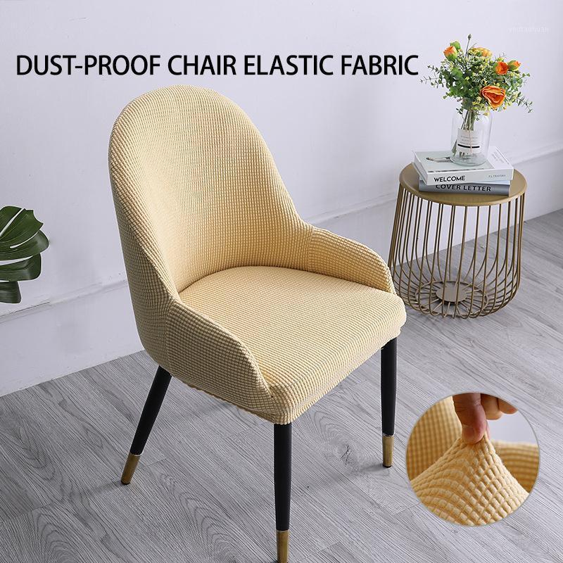 

Curved Stretch Chair Cover Spandex Elastic Semicircle Seat Slipcovers for Dining Room Kitchen Wedding Banquet Party Chair Covers1