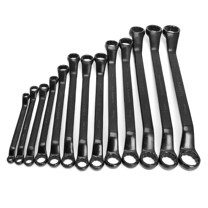 

Double Box End Offset Wrench Ratcheting Dual Head Handle Spanner 5.5x7-22x24 New