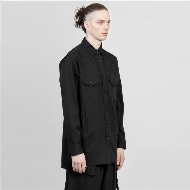 

2021 S-7xl. New Multi-pocket Traveler's Black Jacket Overalls MAOK