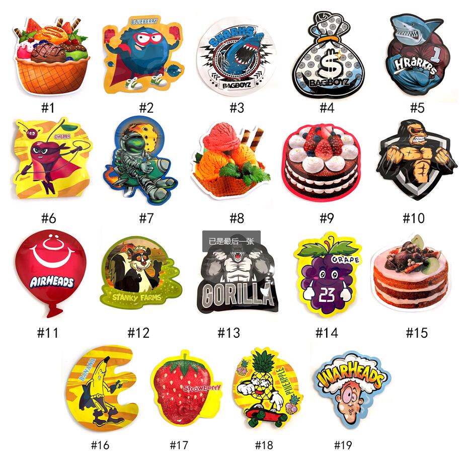 

empty irregular shaped mylar bags resealable zipper custom backpack boyz don merfos white runtz hamburger the humb ldt cure payd Alien jokes up bag fruit