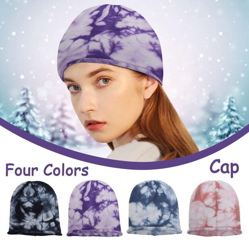 

Women Solid Beanie Autumn Winter Knitted Woolen Hat Soft Warm Outdoor Plush Hats winter hats for women satin bonnet, Purple