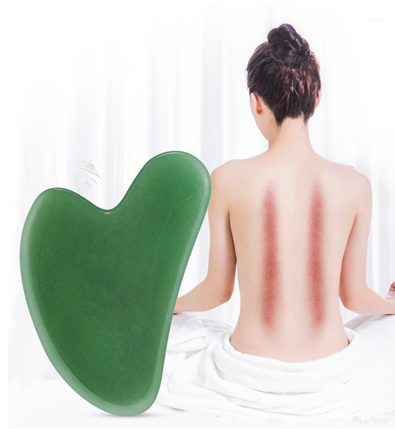 

Horn Line Scraping Crystal Plate Jade Heart Shape Gua Sha Scraping Massage Tool Spa Acupuncture Scraper for Back Face Arm Leg1