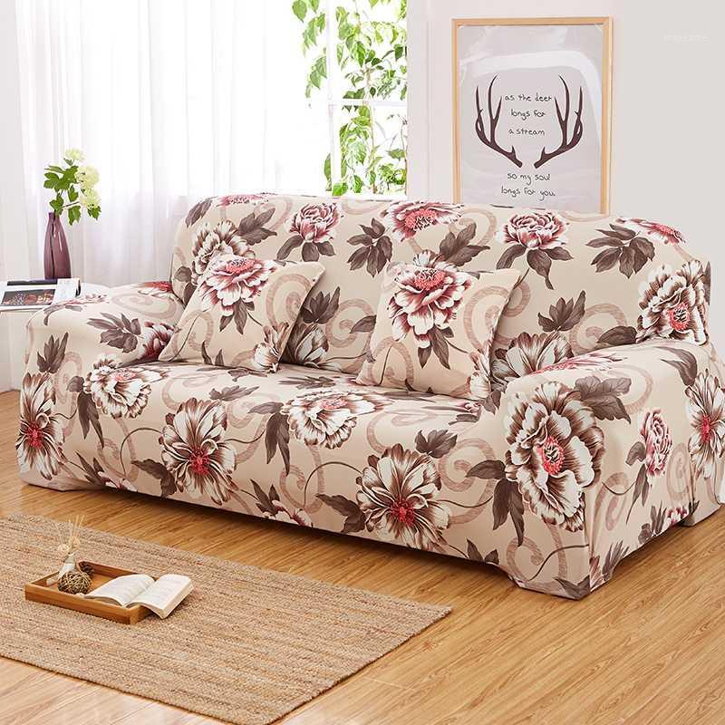 

Big flower sofa cover Printed couch cover Polyester bench Covers Elastic stretchy Furniture Slipcovers For Christmas home decor1