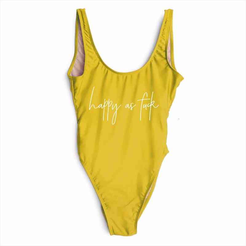 

Customize Lettering Summer Monokini Jumpsuit Bodysuit Swimwear Women One Piece Bathing Suit For Girls, Black;white