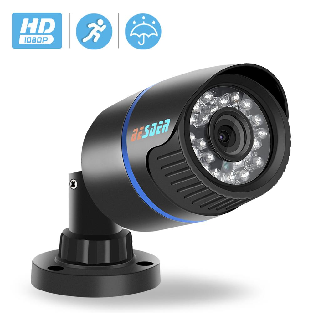 

BESDER 1080/720p Full HD IP Camera Bullet Outdoor Waterproof Security Camera ONVIF XMEye 20m Night Vision Motion Detect RTSP P2P