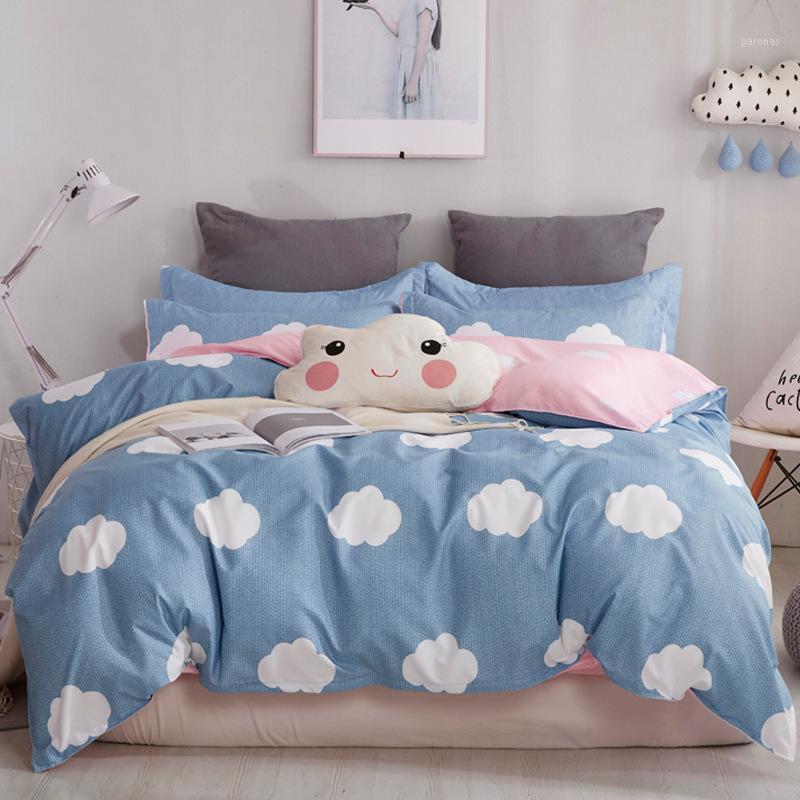 

Bedding Set  Full Queen King Size Single Bed Duvet Cover Sets Print Bed Linen Quilt Covers XF755-181, 19